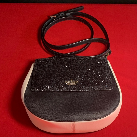 Kate Spade Glittery Black and White Crossbody Bag - Picture 1 of 16